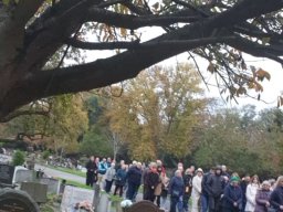 Procesja z modlitwą za zmarłych na Gunnersbury Cemetery (03.11.2024)