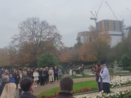 Procesja z modlitwą za zmarłych na Gunnersbury Cemetery (03.11.2024)