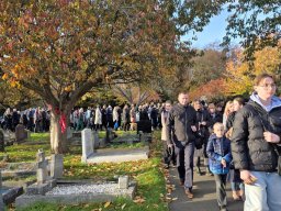 Procesja na Cmentarzu Gunnersbury (02.11.2025)