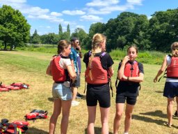 Ministranci jadą na kajaki (29.06.2025)