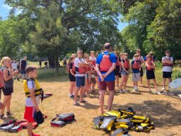 Ministranci jadą na kajaki (29.06.2025)