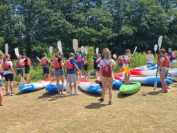 Ministranci jadą na kajaki (29.06.2025)