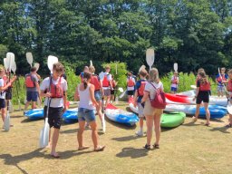 Ministranci jadą na kajaki (29.06.2025)