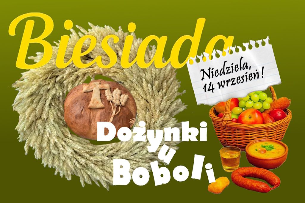 W niedzielę, 14 września odbędzie się parafialna zabawa dożynkowa...