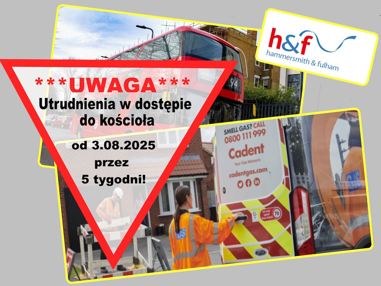 Urtudnienia w dotarciu do kościoła